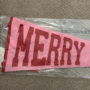 NWT Beaufort Bonnet Company MERRY picture pennant